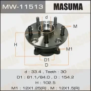������� � ����������� Toyota MARK X ����. Masuma MW11513 ����