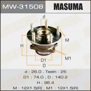 ������� � ����������� Mitsubishi Outlander ����. Masuma MW31508 ����