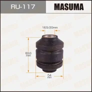 ����������� Masuma Delica /P27/45V, P35W/ front low Masuma RU117 ����