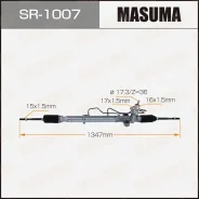 ����� ������� Masuma, Toyota Hiace / KDH222B, TRH224W RHD (������ ����) Masuma SR1007 ����