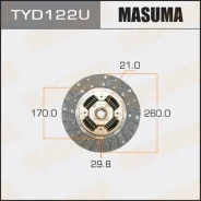 ���� ���������! Toyota Land Cruiser 90/Prado KZJ90/KDJ90 96-98 Masuma TYD122U TYD122U ����
