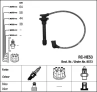 ������� �/� RCHE-53 (9156) D13/15B, ZC (32722-PM3-000/010) NGK RCHE53 ����