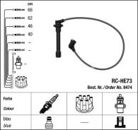 ������� �������������� RC-HE73 NGK (Honda Accord CF4 F20B SOHC, F22B, F23B, D15B, D16A) RC-HE73 RCHE73 ����