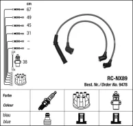 ������� �/� RCNX-89 (9477/9478) (22450-77A25/78A25/84A25) Sunny/California/Pulsar GA15# -90 NGK RCNX89 ����