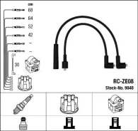 ������� �/� RCZE-08 (9847/9848) Familia GA15 -99, Laser B3/5 -89 NGK RCZE08 ����