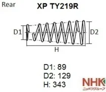 �������� ������ ������ C4T-18722, 48231-1H270, XPTY219R, NHK (� / 18 / 24) XPTY219R ����