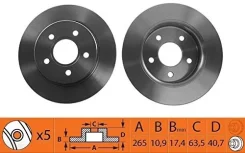 ���� ��������� FORD Focus II 04- 1.4-2.0 ����. NIBK RN1189 ����