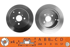 ���� ��������� Toyota Corolla 1.4-2.0 02-/Yaris 1. RN1308 RN1308 ����