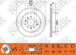 ��������� ����, ������ ������, ����� ��� Mazda CX-7 NIBK RN1502 RN1502 ����