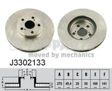 ���� ��������� J3302133 (DF4160/RN-1142/43512-20711/20�710) Nipparts J3302133 ����