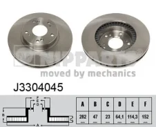 ���� ��������� J3304045 (RN1218/GR-02993/DF4486/45251S�7AN10/SMGE31/S7AE10) �������� ������������� Nipparts J3304045 ����
