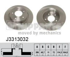 ���� ��������� ������ [2.0, ] Nipparts J3313032 J3313032 ����