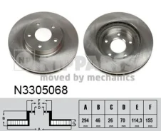 ���� ����. MMC Outlander CW#, GF# 07-15, ASX 10-, Caliber, Santa FE 01-06 F N3305068 ����