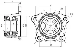 ����������� Toyota Avensis (T220) 97-03 / Caldina 92-02 Nsk ���. 30BWK10 30BWK10 ����