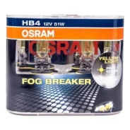 �������� ���� HB4 12V 51W P22d FOG Breaker +60% ������ �����, 2600� 2��. (1�-�) Osram 9006Fbrhcb 9006FBRHCB ����