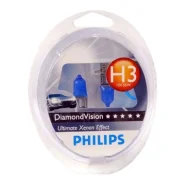 ����� ������� H3 12V (55W) Diamond Vision, 2��. Philips 12336DVS2 12336DVS2 ����
