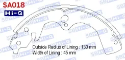 ������� ��������� ����������, ������ - �������� 4�� (���� �� ��������) SA018 Sangsin Brake SA018 ����