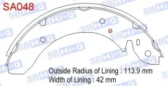 ������� ��������� ������ ���������� Sangsin Brake SA048 SA048 ����