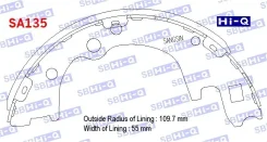 ������� ��������� ���������� Sangsin Brake SA135 - �����:Sangsin Brake - ���:SA135_002 Sangsin SA135 SA135 ����