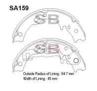 ������� ���������, ����������� - �������� 2�� (���� �� ��������) Sangsin Brake SA159 SA159 ����