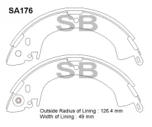 ������� ��������� ����������, ������ - �������� 4�� (���� �� ��������) Sangsin Brake SA176 SA176 ����