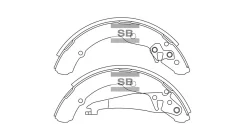 ������� ����������! Skoda Octavia/Roomster 96, VW Caddy 96 SA206 Sangsin Brake SA206 SA206 ����