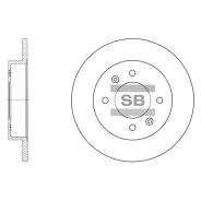 ���� ��������� �������� (257,8�10) 4 ��� SD1017 Sangsin Brake SD1017 ����