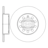 ���� ��������� VW GOLF V/Jetta 03- 260*12 Sangsin Brake Sangsin brake ���. SD5407 SD5407 ����
