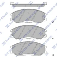 ������� PF-0103-0115-0157 GDB-3412-3297 SP-1115 Sangsin Brake SP1115 ����
