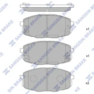 ������� ��������� ��������, �������� Sangsin Brake SP1162 SP1162 ����