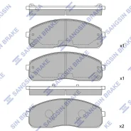 ������� ��������� ��������, �������� Sangsinbrake [SP1175] SP1175 ����