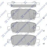 ������� ��������� ��������, ������ Sangsin Brake SP1184 SP1184 ����