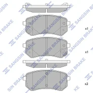 ������� PF-0526 GDB-3370 SP-1189 Sangsin Brake SP1189 ����