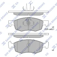 ������� ��������� FIAT �����. Sangsin SP1198 Doblo 119 01 * SP1198 ����