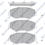 ������� �������� SP1237 AN-663WK Sangsin Brake SP1237 ����