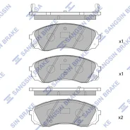 ������� ��������� ��������, �������� SP1238 Sangsin Brake SP1238 ����