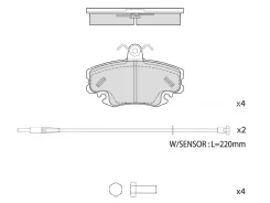 ������� ��������� ���. Logan, Symbol, Sandero HQ/Sangsin SP1243 SP1243 ����
