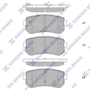��������� �������, ������ (58302-1YA00, 58302-2LA00, 58302-2SA00) �� Kia Picanto, Morning (11- ), Kia Ray (11- ), Hyundai Creta (15- ) / SP1406 / Sang...