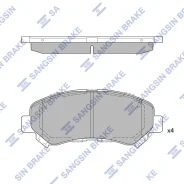 ������� ��������� ��������, �������� SP1451 Sangsin Brake SP1451 ����