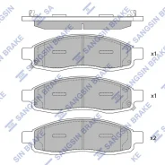 ������� ����. - �����:Sangsin Brake - ���:SP1455_002 Sangsin SP1455 SP1455 ����