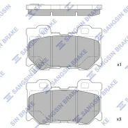 ������� ��������� ��������, ������ Sangsin Brake SP1472 SP1472 ����