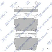 ������� ��������� ��������, �������� Sangsin Brake SP1522 SP1522 ����