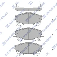 ������� PF-1837 GDB-3479 SP-1580 Sangsin Brake SP1580 ����