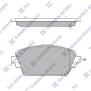 ������� ��������� ��������, �������� Sangsin Brake SP1582 SP1582 ����
