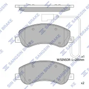 ������� ��������� ��������, �������� Sangsinbrake [SP1675] SP1675 ����