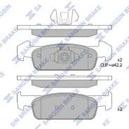 ������� ��������� ��������, �������� Sangsin Brake SP1786 SP1786 ����