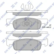 ������� ��������� ��������, �������� Sangsin Brake SP1787 SP1787 ����