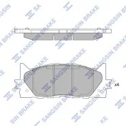 ������� PF-1521 HI-Q /GDB-3429/SP2080 Sangsin Brake SP2080 ����