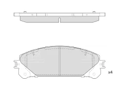 ������� PF-1845 (PN) GDB-3484 /SP-2137 (04465-48150) Sangsin Brake SP2137 ����