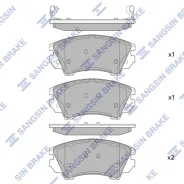 ������� ��������� ��������, �������� SP2175 Sangsin Brake SP2175 ����